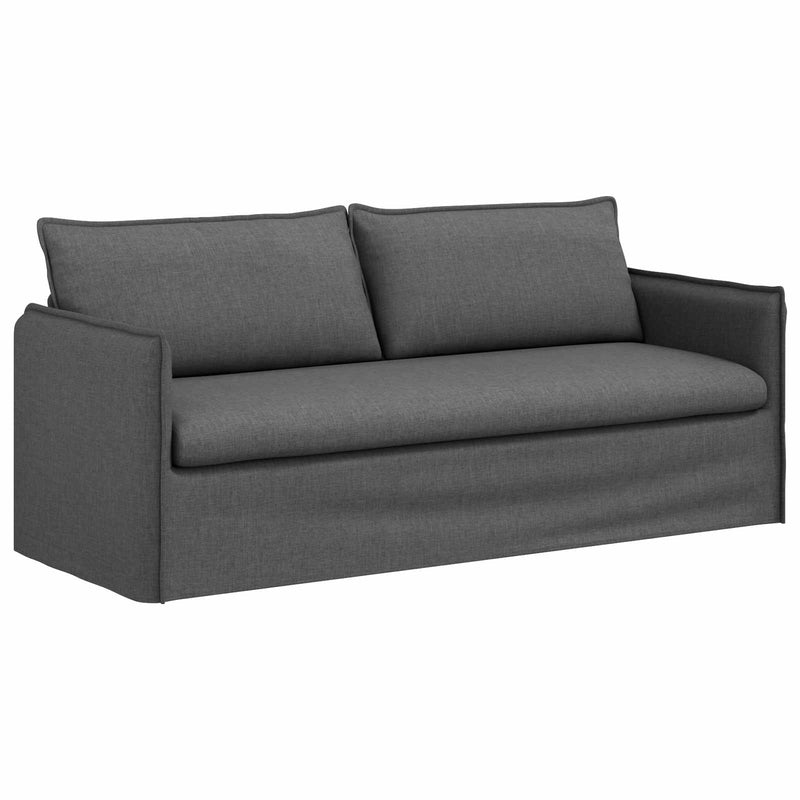 Sofa Dark Grey Overall dimensions: 196 x 82 x 85 cm (W x D x H)