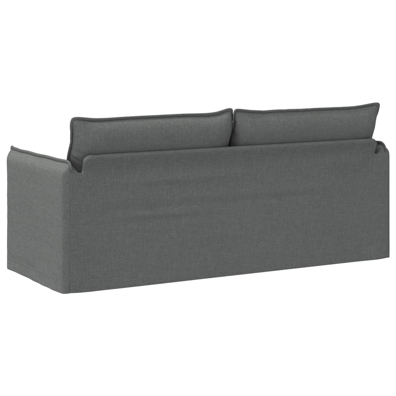 Sofa Dark Grey Overall dimensions: 196 x 82 x 85 cm (W x D x H)