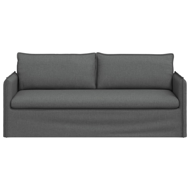 Sofa Dark Grey Overall dimensions: 196 x 82 x 85 cm (W x D x H)