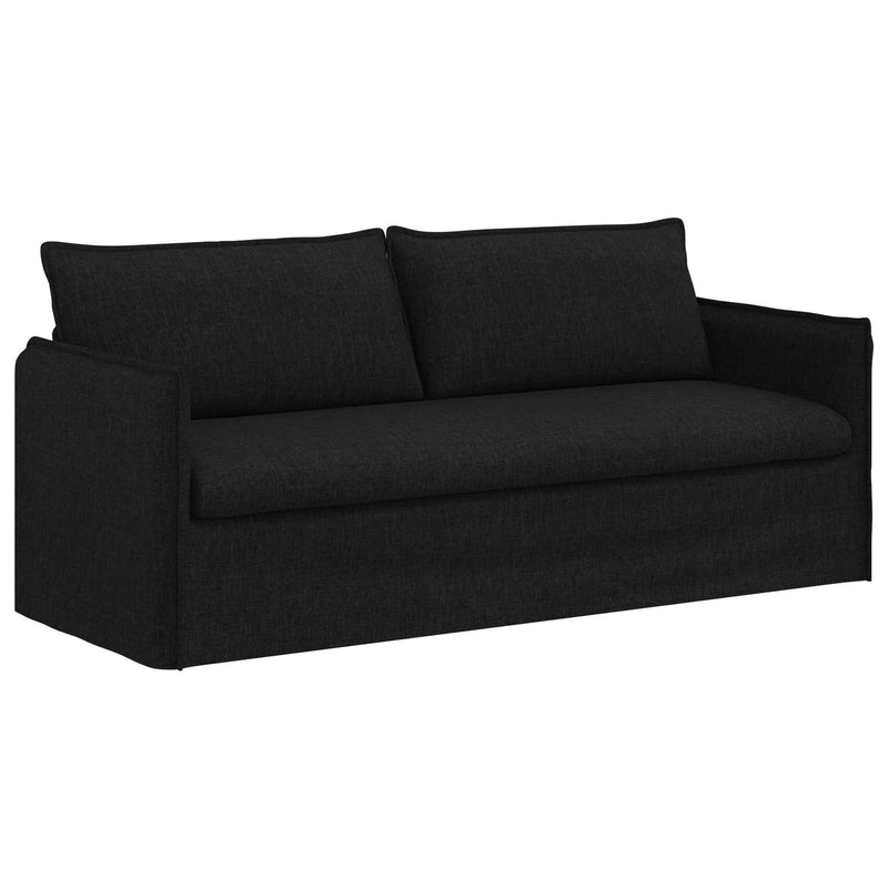 Sofa Black Overall dimensions: 196 x 82 x 85 cm (W x D x H)