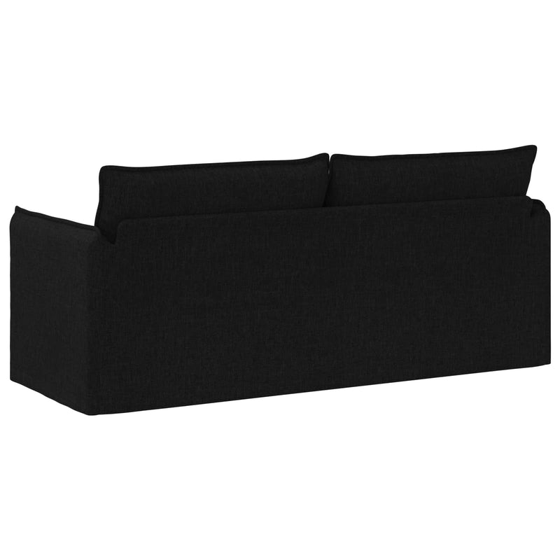 Sofa Black Overall dimensions: 196 x 82 x 85 cm (W x D x H)