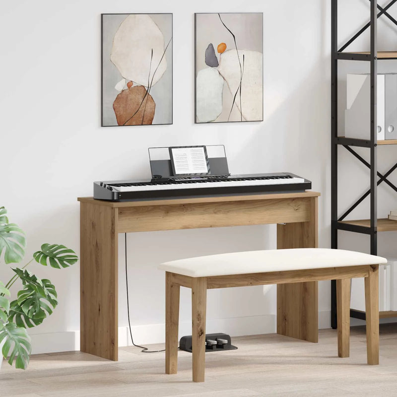 Keyboard Stand Artisan Oak 100 x 32 x 64 cm Engineered Wood