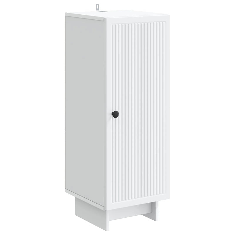 Cabinet White 33 x 34.5 x 90 cm Engineered Wood