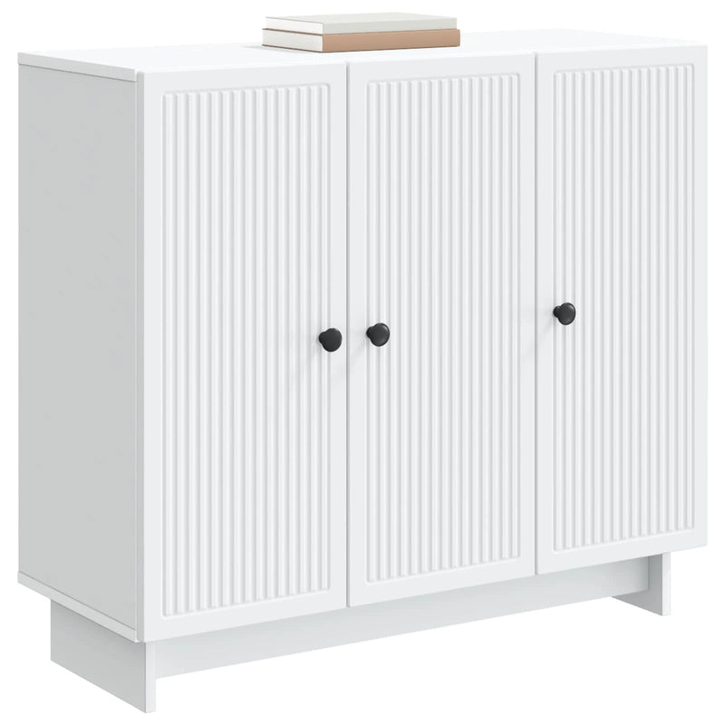 Sideboard White 89 x 34.5 x 80 cm Engineered Wood