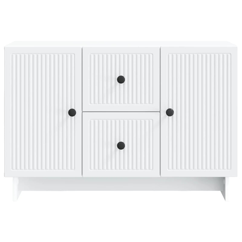 Sideboard with Drawer White 89 x 34.5 x 60 cm Engineered Wood
