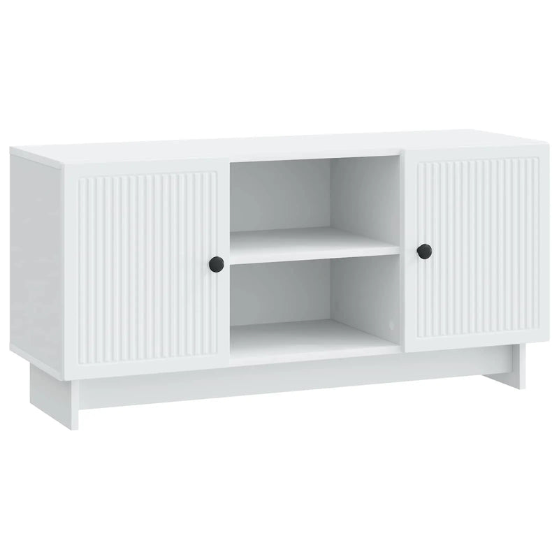 TV Cabinet White 102 x 34.5 x 50 cm Engineered Wood
