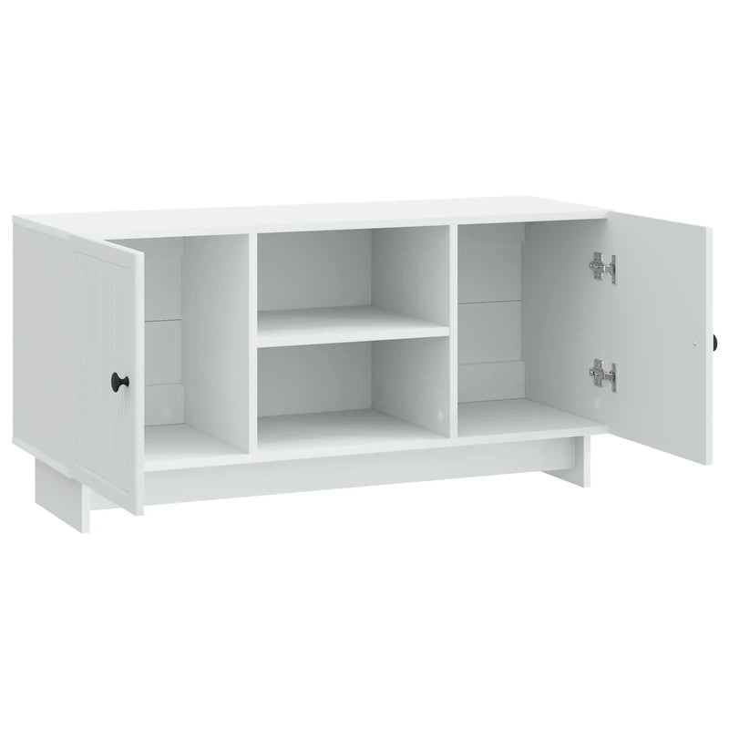 TV Cabinet White 102 x 34.5 x 50 cm Engineered Wood