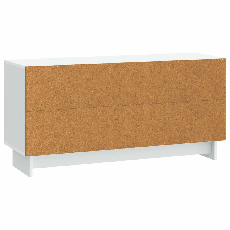 TV Cabinet White 102 x 34.5 x 50 cm Engineered Wood