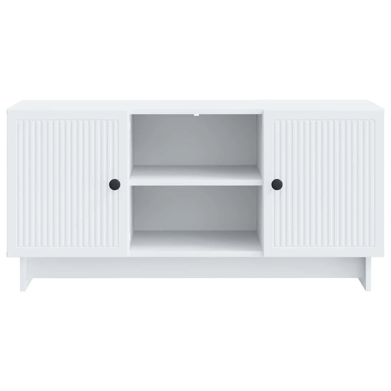 TV Cabinet White 102 x 34.5 x 50 cm Engineered Wood