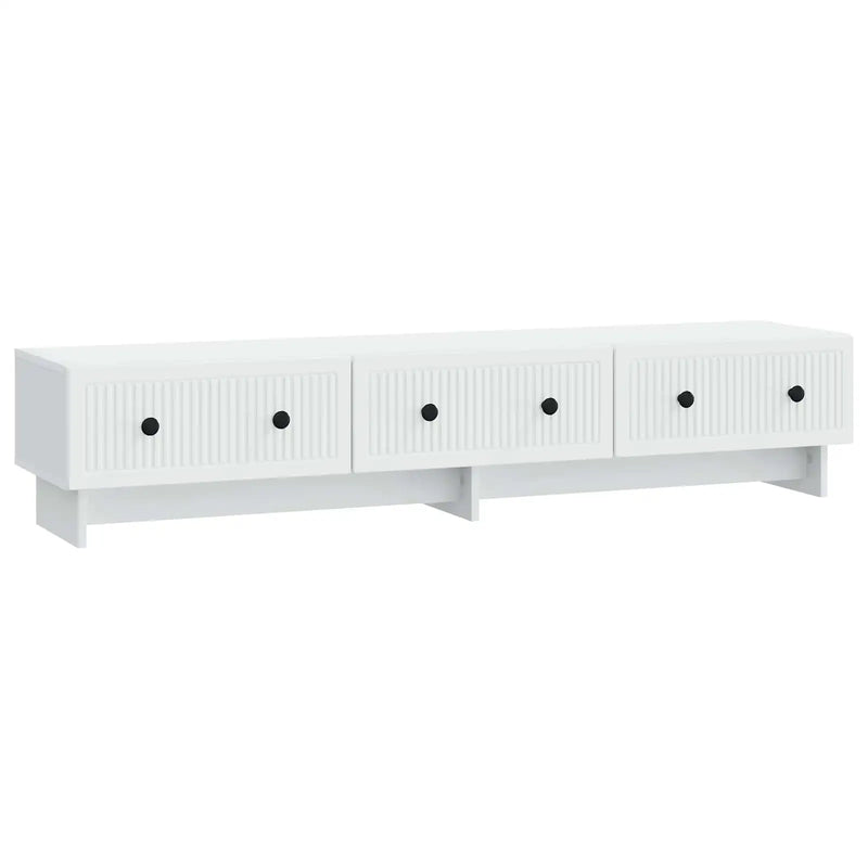 TV Cabinet with Drawer White 147 x 34.5 x 30 cm Engineered Wood