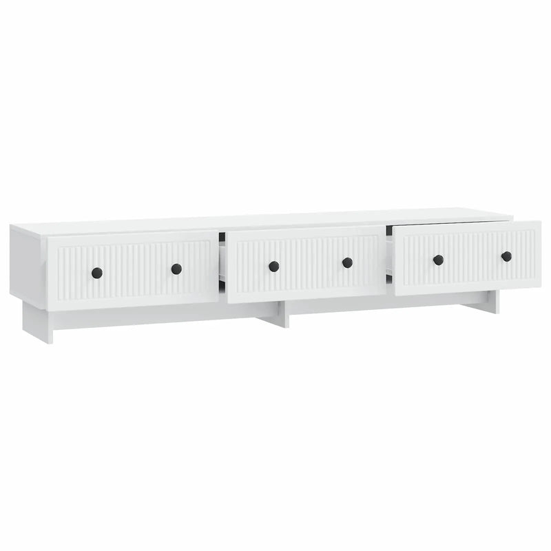 TV Cabinet with Drawer White 147 x 34.5 x 30 cm Engineered Wood