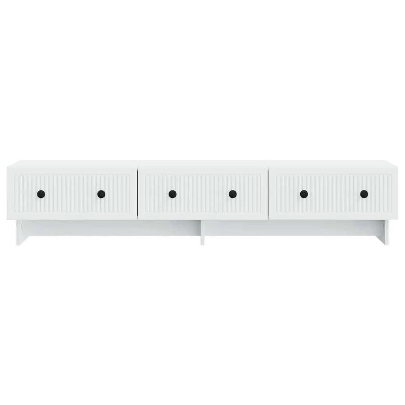 TV Cabinet with Drawer White 147 x 34.5 x 30 cm Engineered Wood