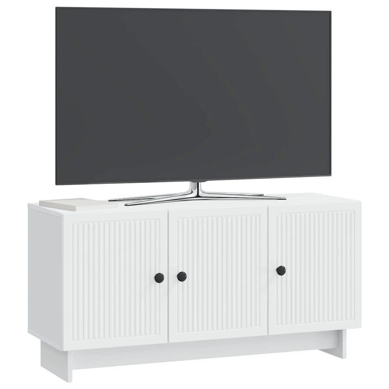 TV Cabinet White 99 x 34.5 x 50 cm Engineered Wood
