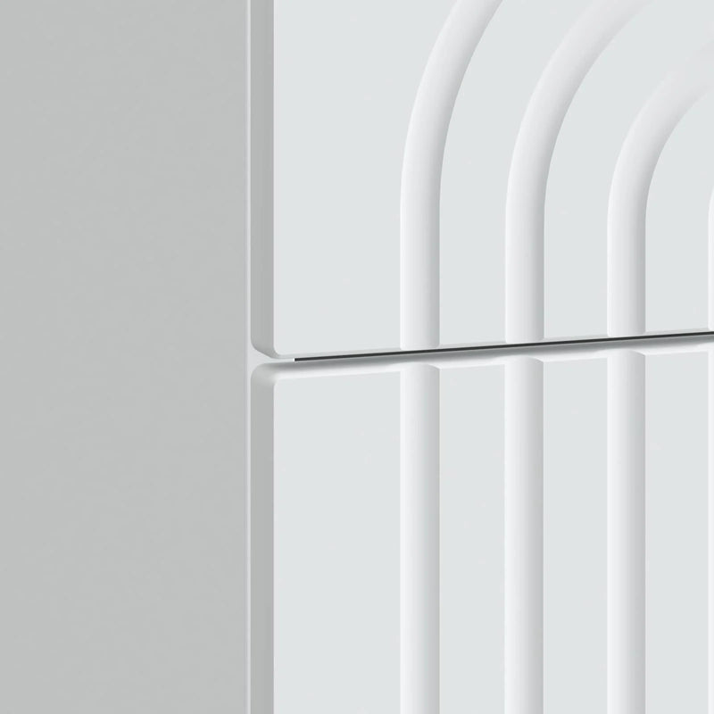 Bedside Cabinet White 62 x 34.5 x 48 cm Engineered Wood
