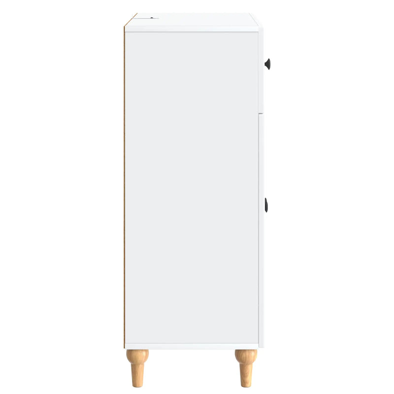 Sideboard with Drawer White 66 x 34.5 x 90 cm Engineered Wood