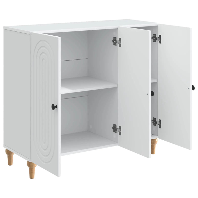 Sideboard White 89 x 34.5 x 80 cm Engineered Wood