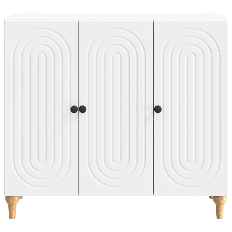 Sideboard White 89 x 34.5 x 80 cm Engineered Wood