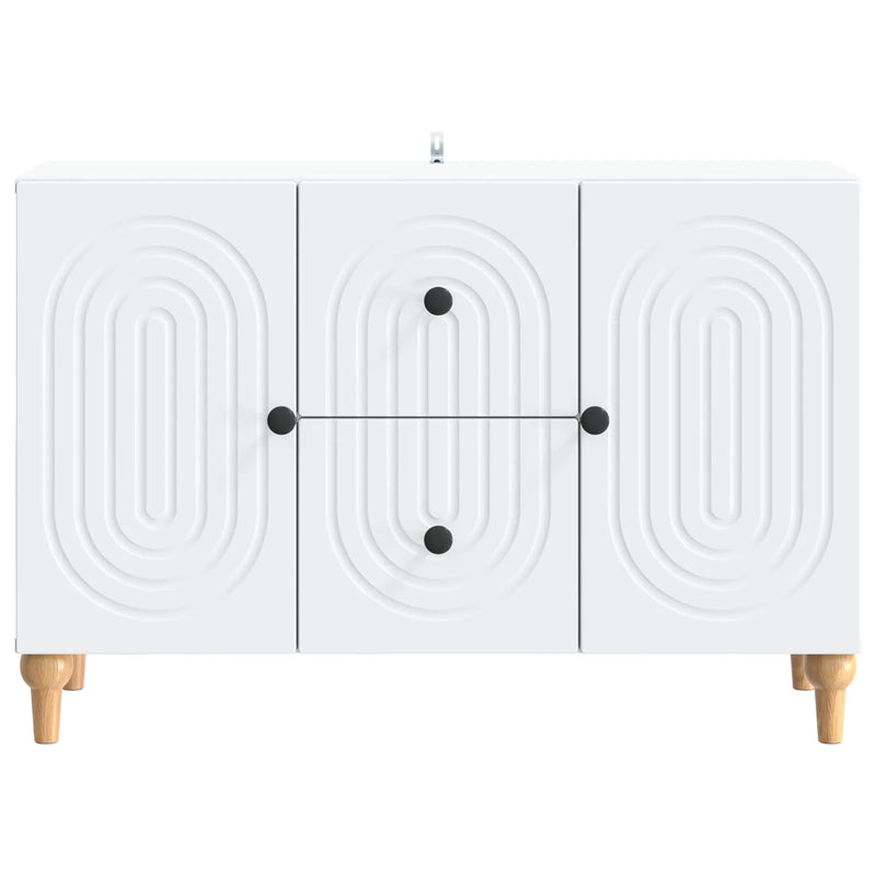 TV Cabinet with Drawer White 89 x 34.5 x 60 cm Engineered Wood