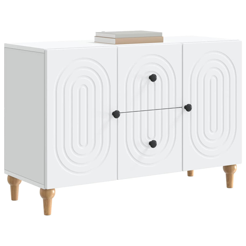 TV Cabinet with Drawer White 89 x 34.5 x 60 cm Engineered Wood