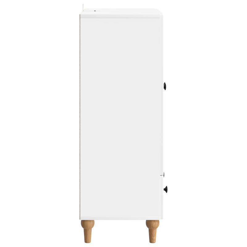 Sideboard with Drawer White 66 x 34.5 x 95 cm Engineered Wood