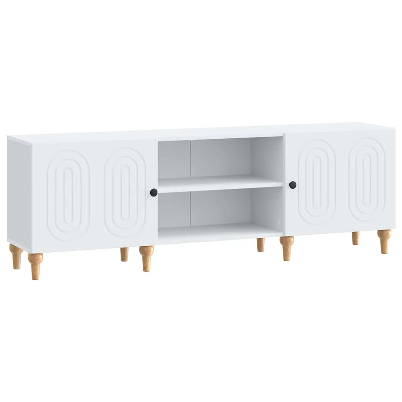 TV Cabinet White 150 x 31 x 50 cm Engineered Wood