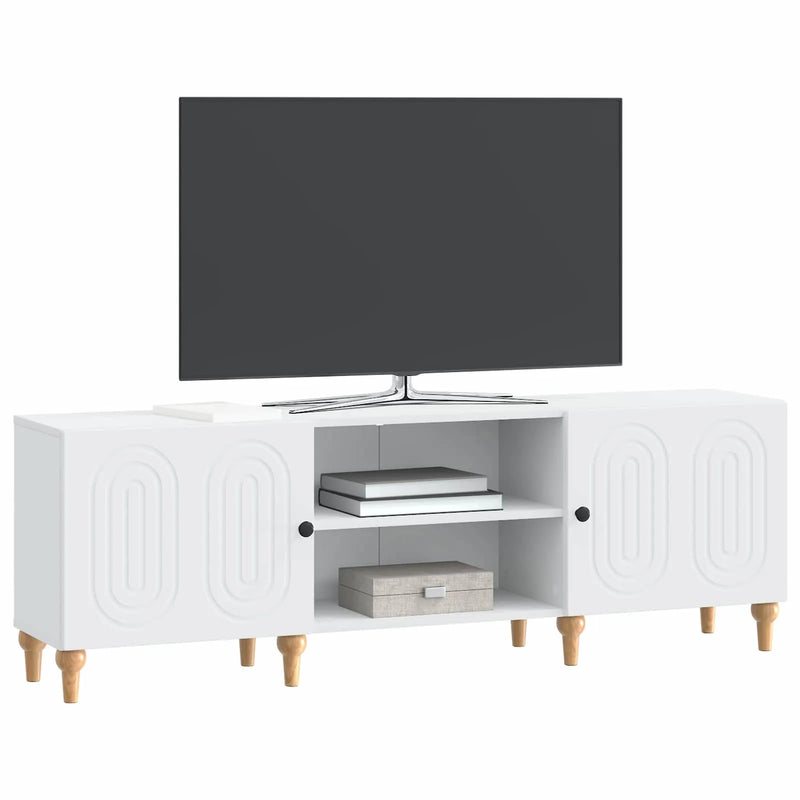 TV Cabinet White 150 x 31 x 50 cm Engineered Wood