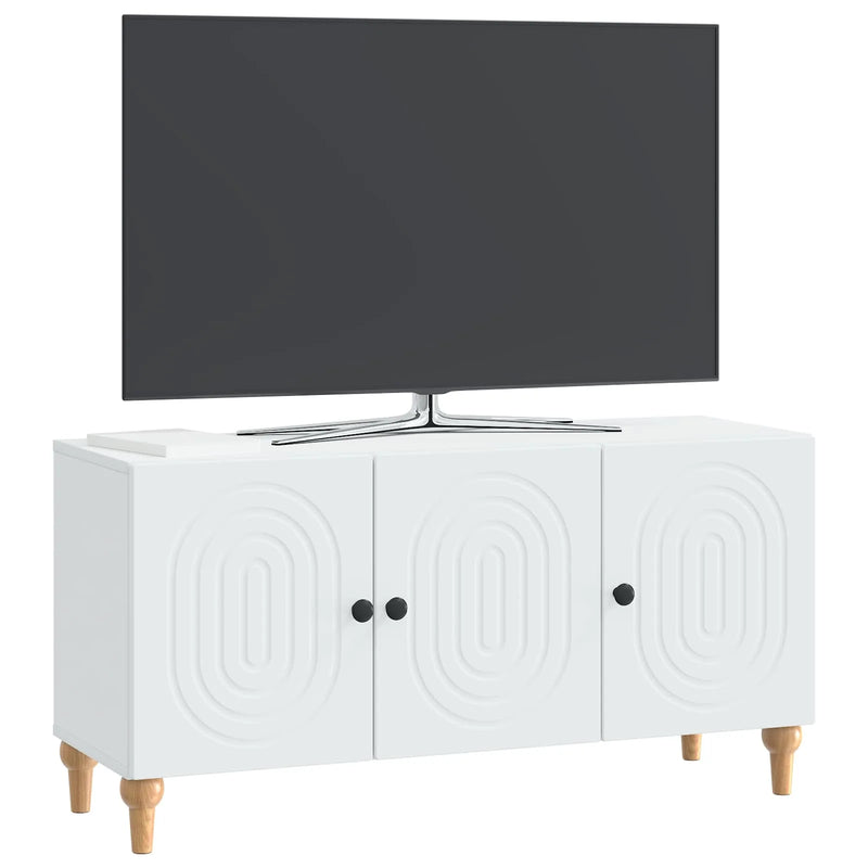 TV Cabinet White 99 x 34.5 x 50 cm Engineered Wood