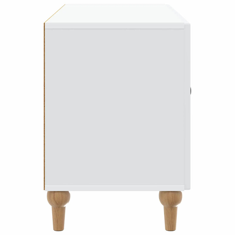 TV Cabinet White 99 x 34.5 x 50 cm Engineered Wood
