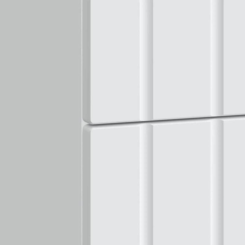 Bedside Cabinet White 62 x 34.5 x 49.5 cm Engineered Wood