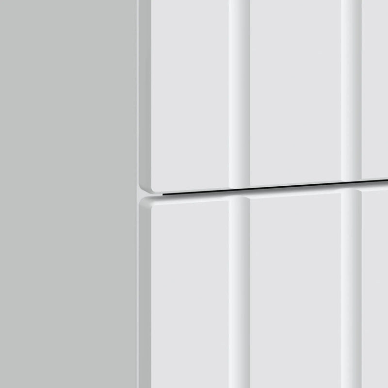 Bedside Cabinet White 43 x 41 x 68 cm Engineered Wood