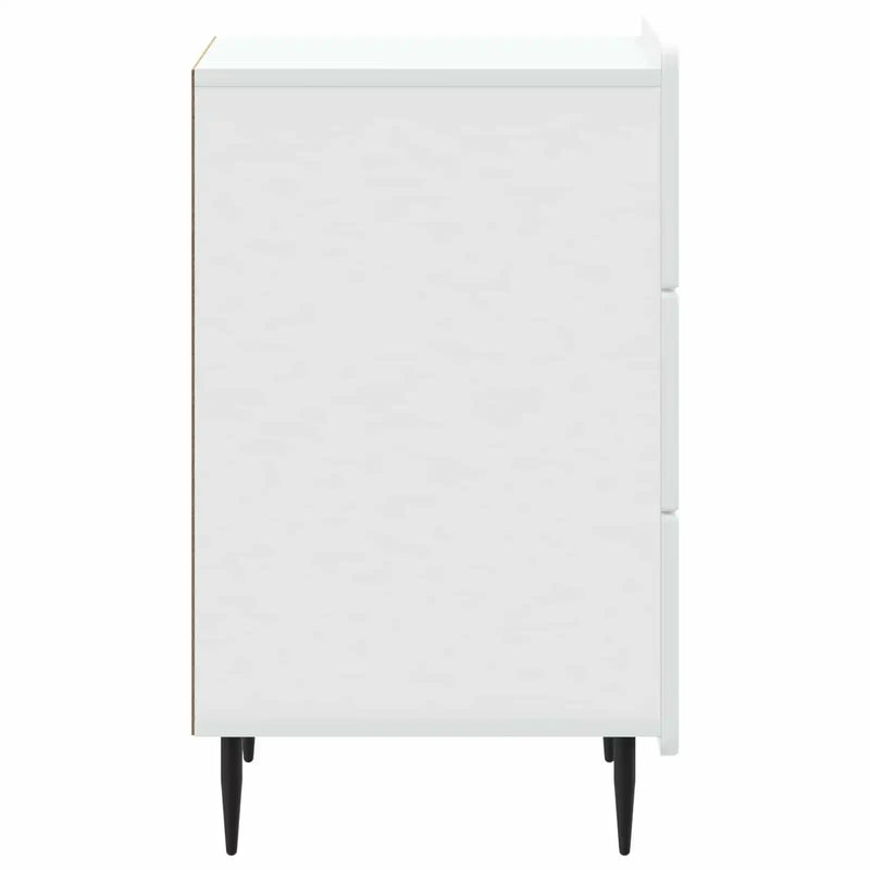 Bedside Cabinet White 43 x 41 x 68 cm Engineered Wood