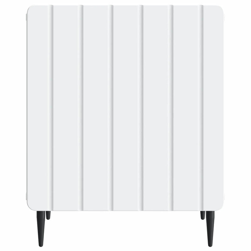 Bedside Cabinet White 43 x 34.5 x 52 cm Engineered Wood