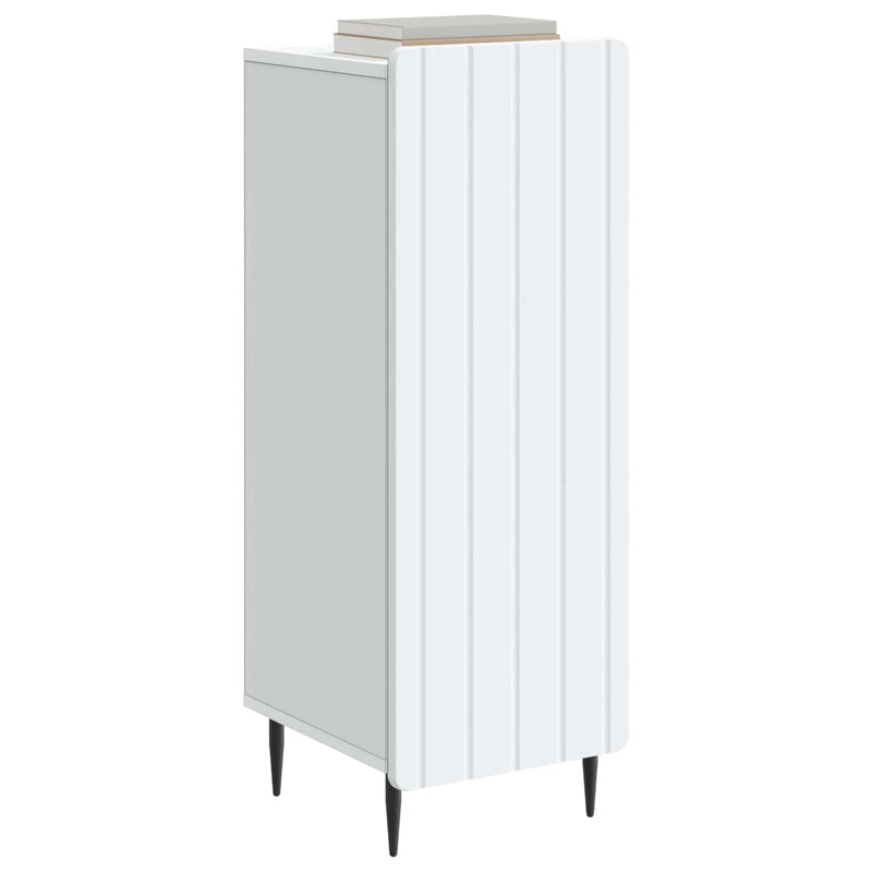 Sideboard White 34.5 x 33 x 92 cm Engineered Wood