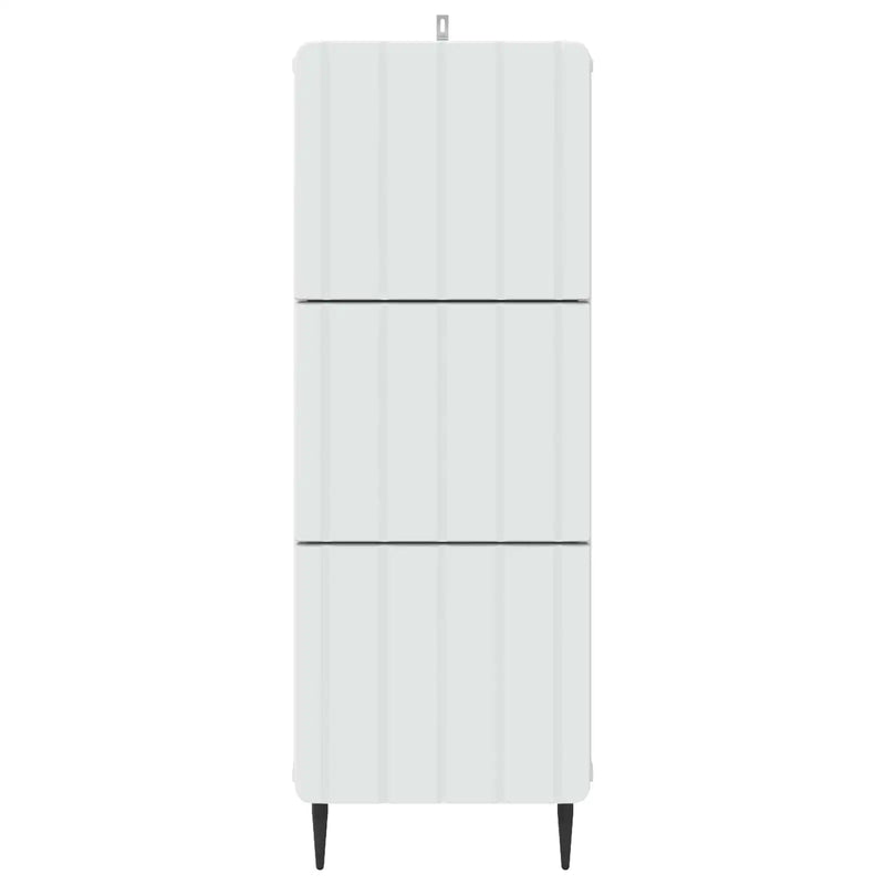 Drawer Cabinet White 33 x 34.5 x 92 cm Engineered Wood