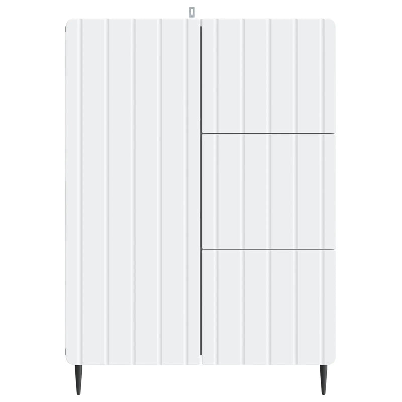 Sideboard with Drawer White 66 x 34.5 x 91.5 cm Engineered Wood