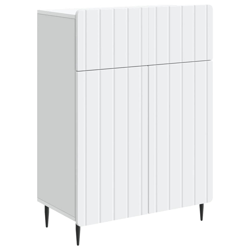 Sideboard with Drawer White 66 x 34.5 x 92 cm Engineered Wood