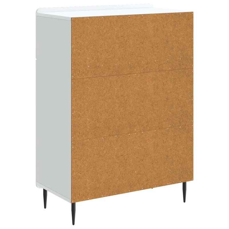 Sideboard with Drawer White 66 x 34.5 x 92 cm Engineered Wood