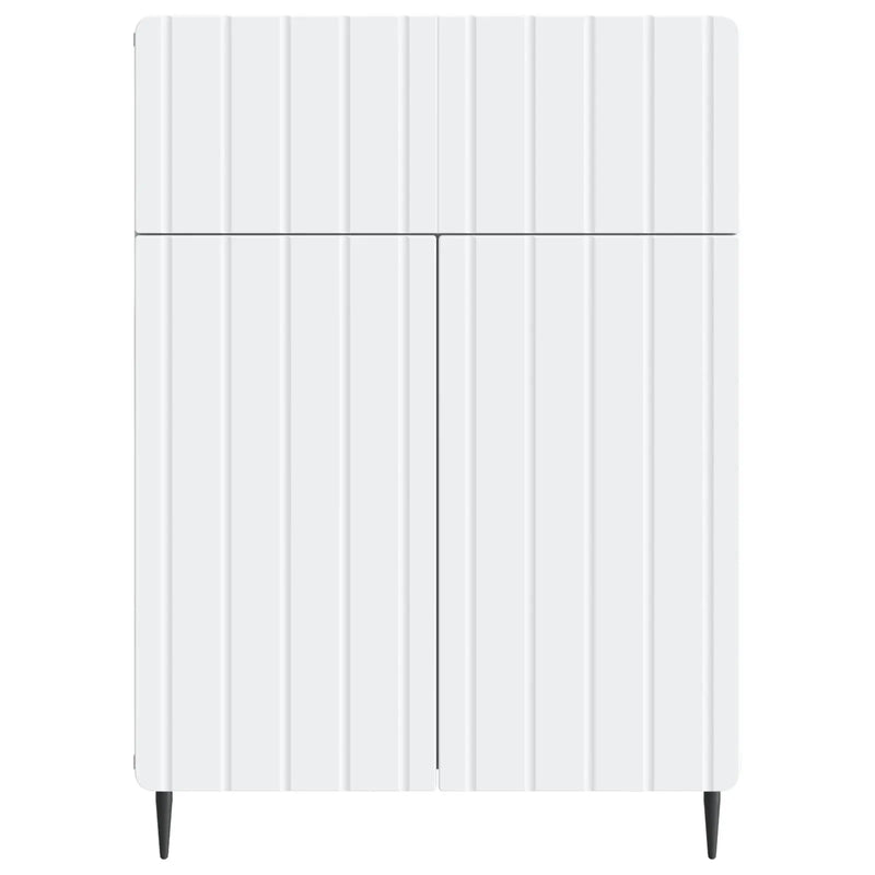 Sideboard with Drawer White 66 x 34.5 x 92 cm Engineered Wood