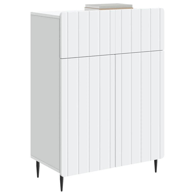Sideboard with Drawer White 66 x 34.5 x 92 cm Engineered Wood