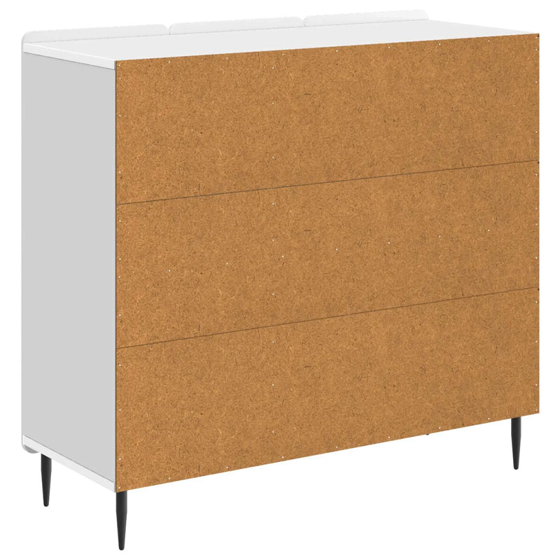 Sideboard White 89 x 34.5 x 82 cm Engineered Wood