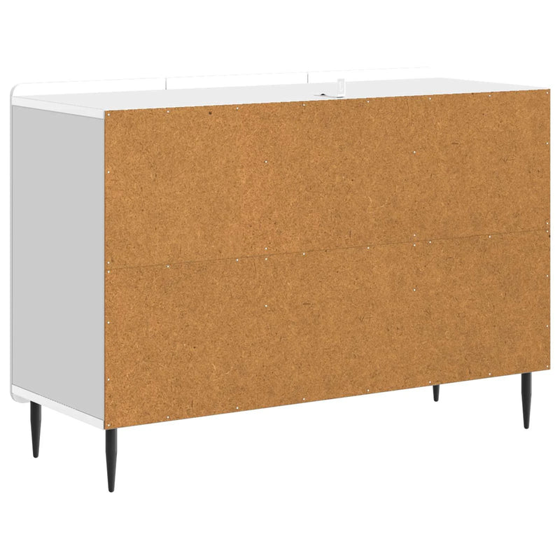 Sideboard with Drawer White 89 x 34.5 x 62 cm Engineered Wood