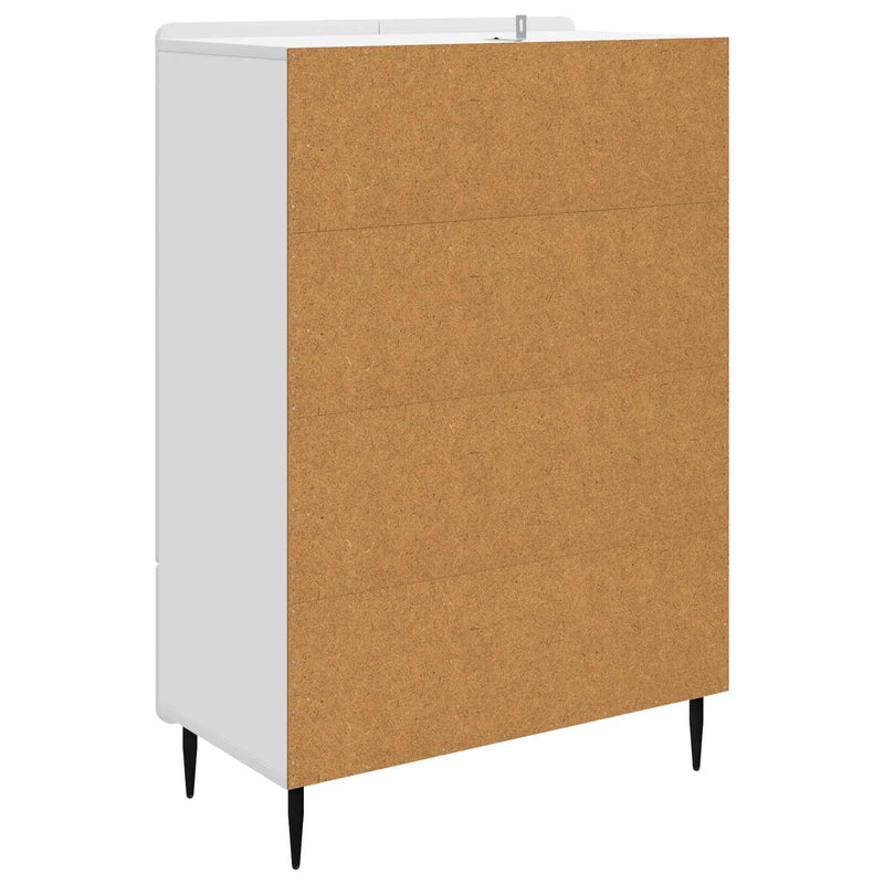 Sideboard with Drawer White 66 x 34.5 x 97 cm Engineered Wood