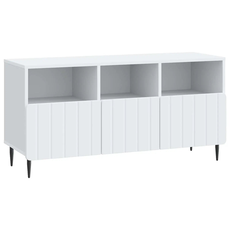 TV Cabinet with Drawer White 102 x 34.5 x 50 cm Engineered Wood