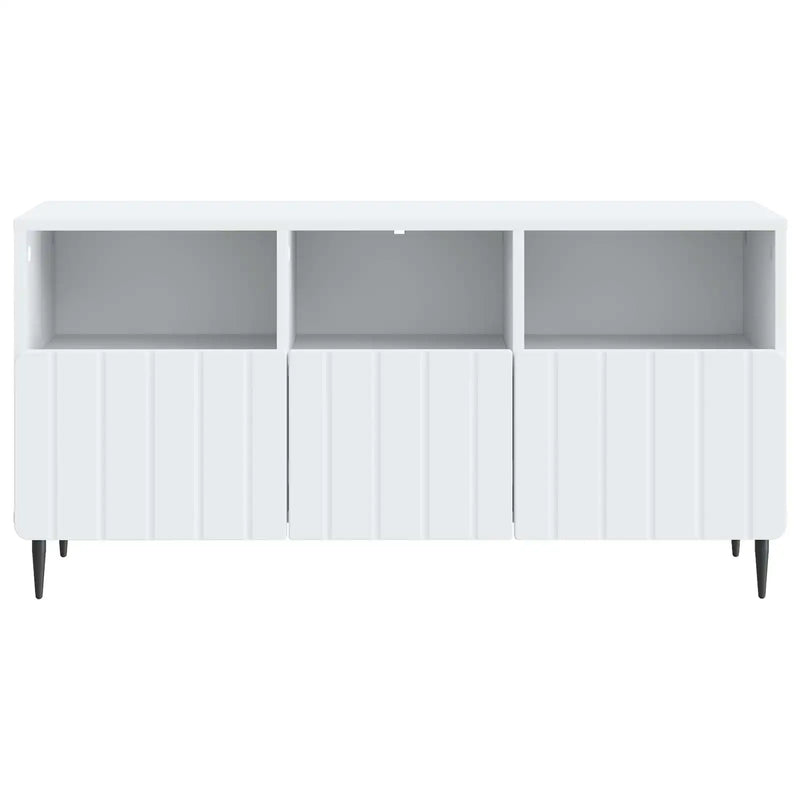 TV Cabinet with Drawer White 102 x 34.5 x 50 cm Engineered Wood