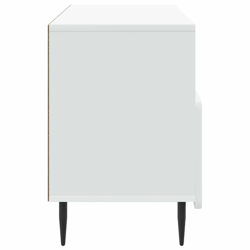 TV Cabinet with Drawer White 102 x 34.5 x 50 cm Engineered Wood