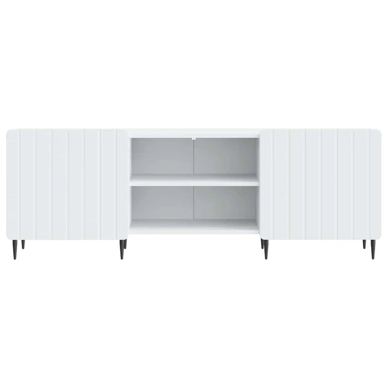 TV Cabinet White 150 x 31 x 52 cm Engineered Wood