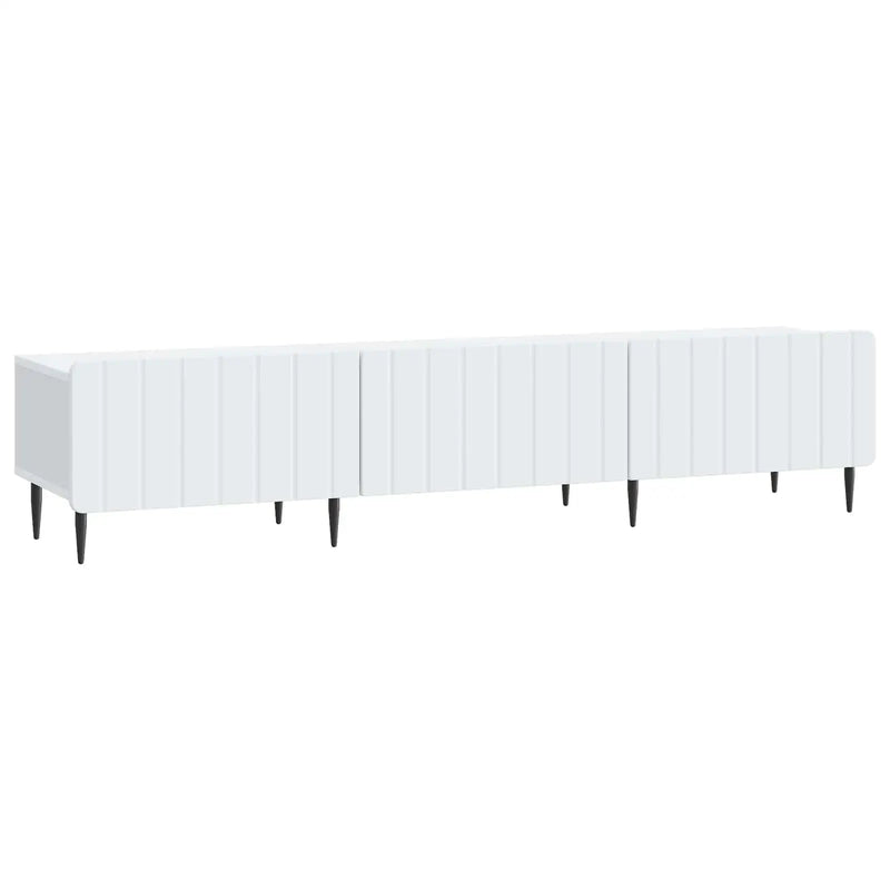 TV Cabinet with Drawer White 147 x 34.5 x 32 cm Engineered Wood