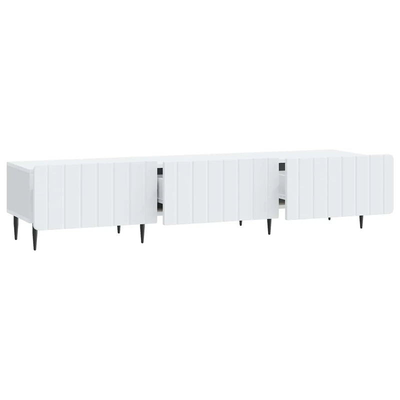 TV Cabinet with Drawer White 147 x 34.5 x 32 cm Engineered Wood