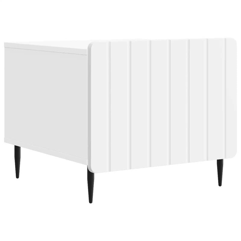 Coffee Table with Drawer White 49 x 50 x 42 cm Engineered Wood