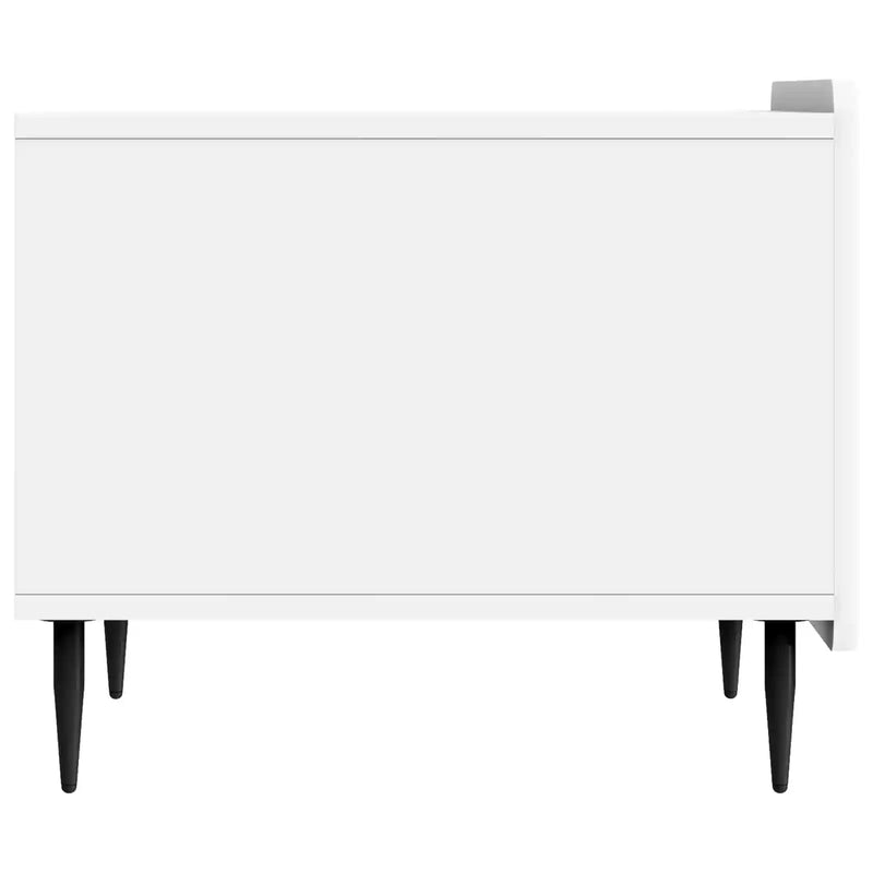 Coffee Table with Drawer White 49 x 50 x 42 cm Engineered Wood